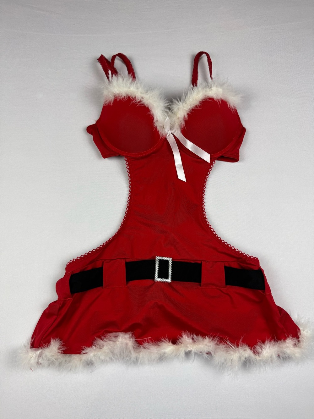 Womens Sexy Christmas Santa Babydoll Outfit Dress Teddy Lingerie NEW